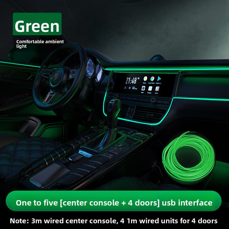 Luz LED para interior de coche tiras / Car Interior LED Atmosphere Light Strips