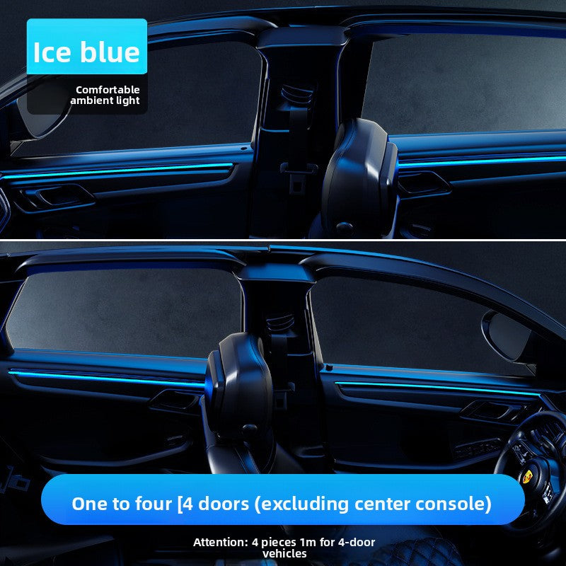 Luz LED para interior de coche tiras / Car Interior LED Atmosphere Light Strips