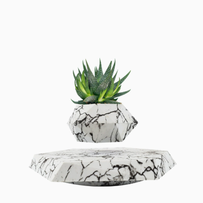 Maceta Flotante con Levitacion Magnetica / Magnetic Levitation Planter