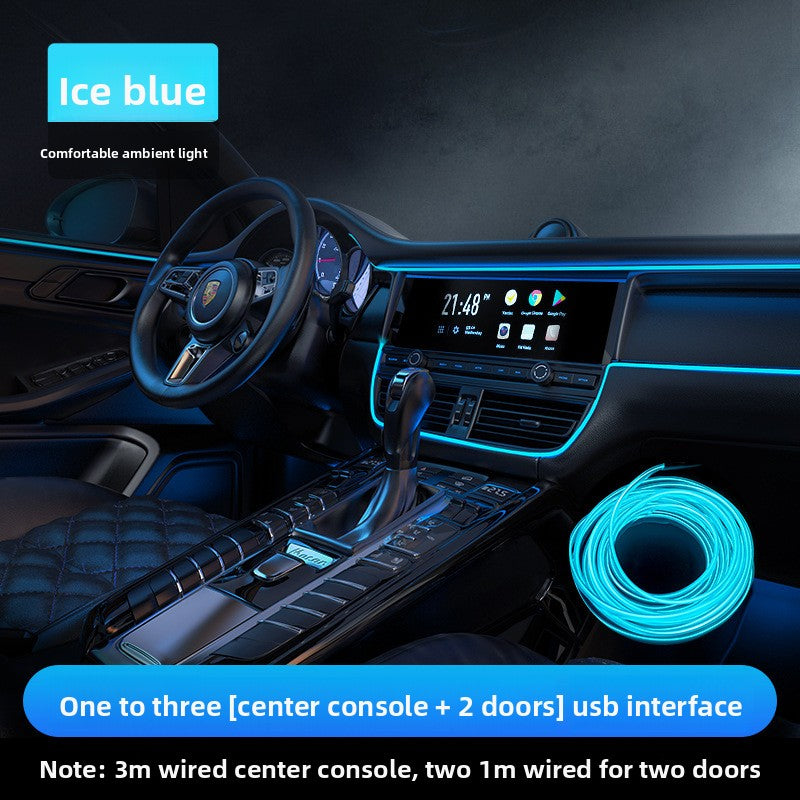 Luz LED para interior de coche tiras / Car Interior LED Atmosphere Light Strips