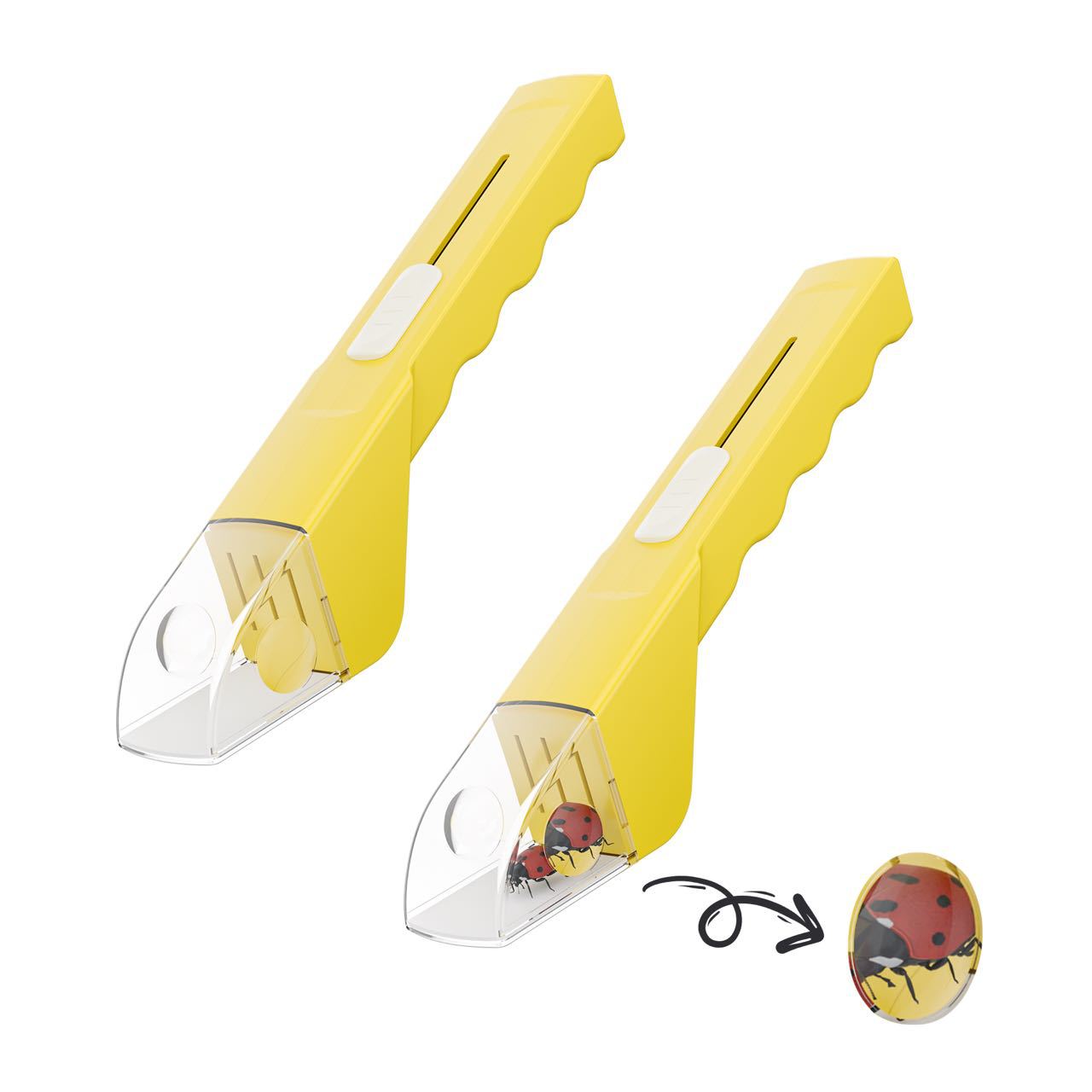 Atrapa Insectos Portatil con Lupa Integrada / Handheld Insect Catcher Trap with Magnifying Lens