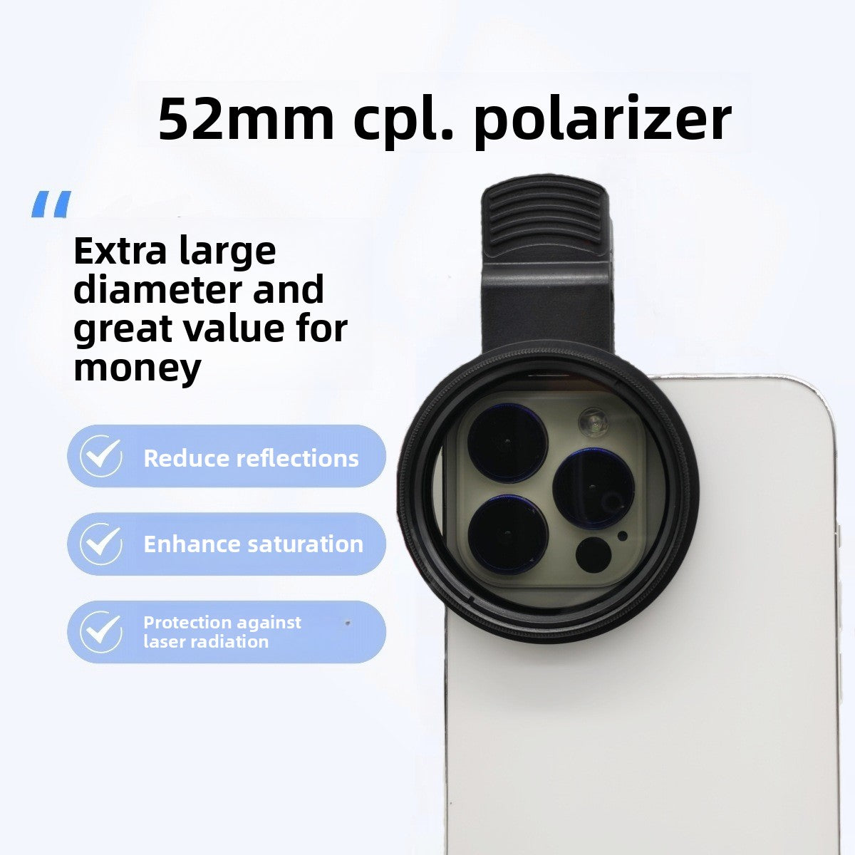 Filtro Polarizador CPL Ajustable / Adjustable CPL Polarizer Filter