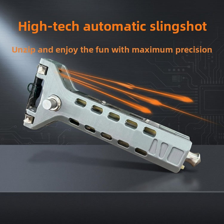 Resortera de Aluminio magnetica de recarga automatica / Fully automatic reloading slingshot