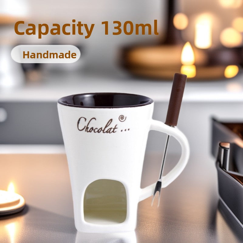 Taza de Ceramica para derretir Chocolate / Ceramic chocolate cup