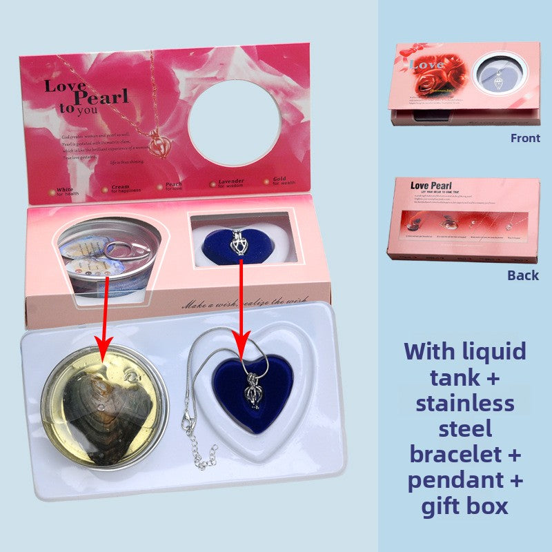 Pulsera DIY (dije) de Perlas Naturales Ostra de Agua Dulce con Dije / DIY Freshwater Pearl Bracelet with Pendant