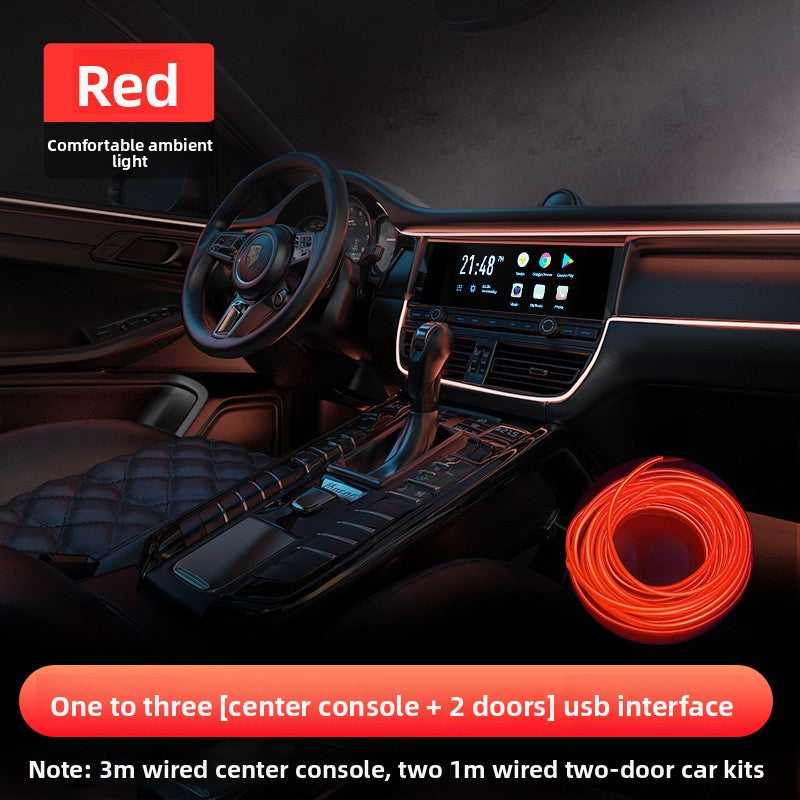 Luz LED para interior de coche tiras / Car Interior LED Atmosphere Light Strips