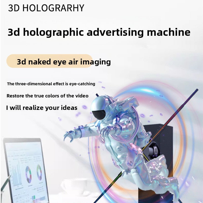 Ventilador Proyector holográfico 3D / 3D Holographic Fan Projector