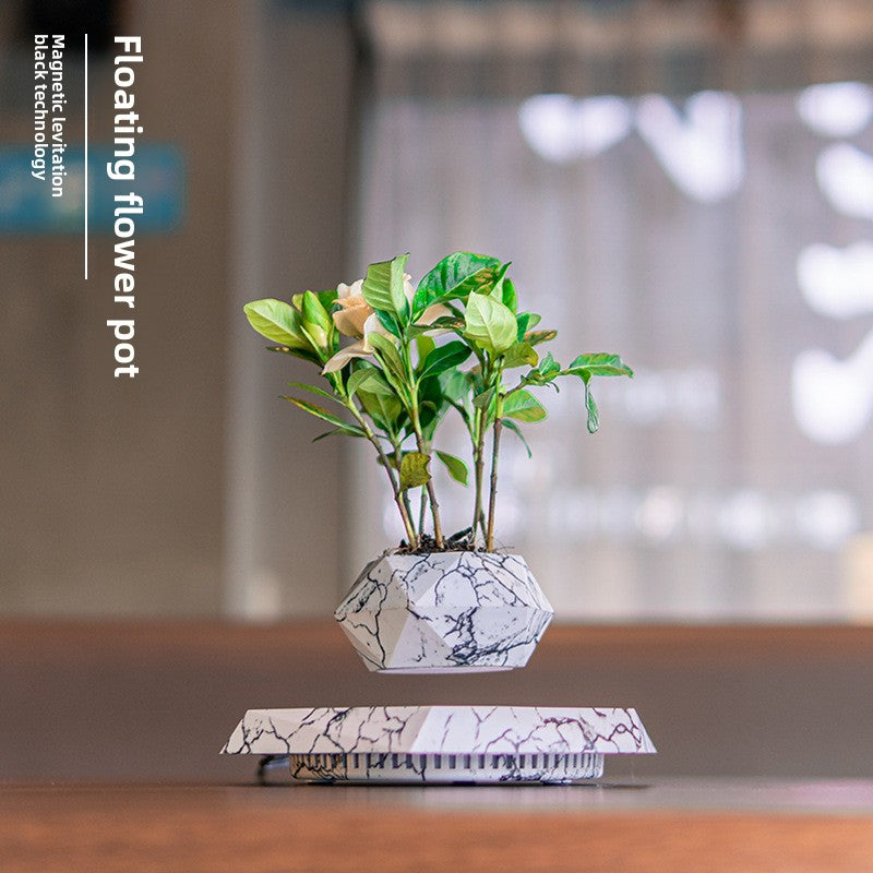 Maceta Flotante con Levitacion Magnetica / Magnetic Levitation Planter