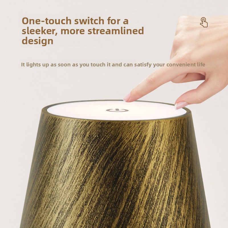 Lampara USB de Mesa Recargable con Diseño de tapa de Botella / USB Rechargeable Bottle Table Lamp