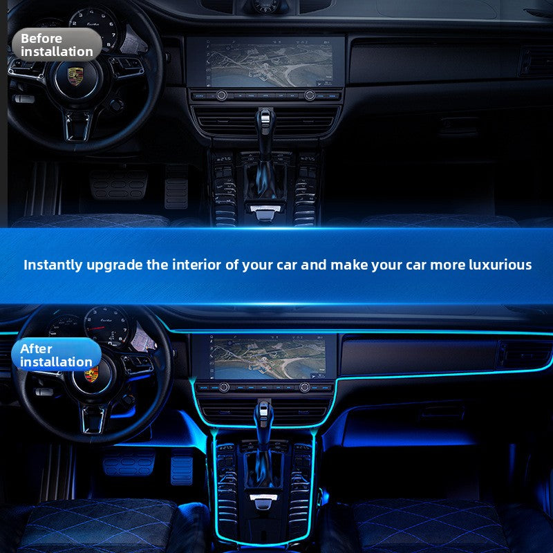 Luz LED para interior de coche tiras / Car Interior LED Atmosphere Light Strips