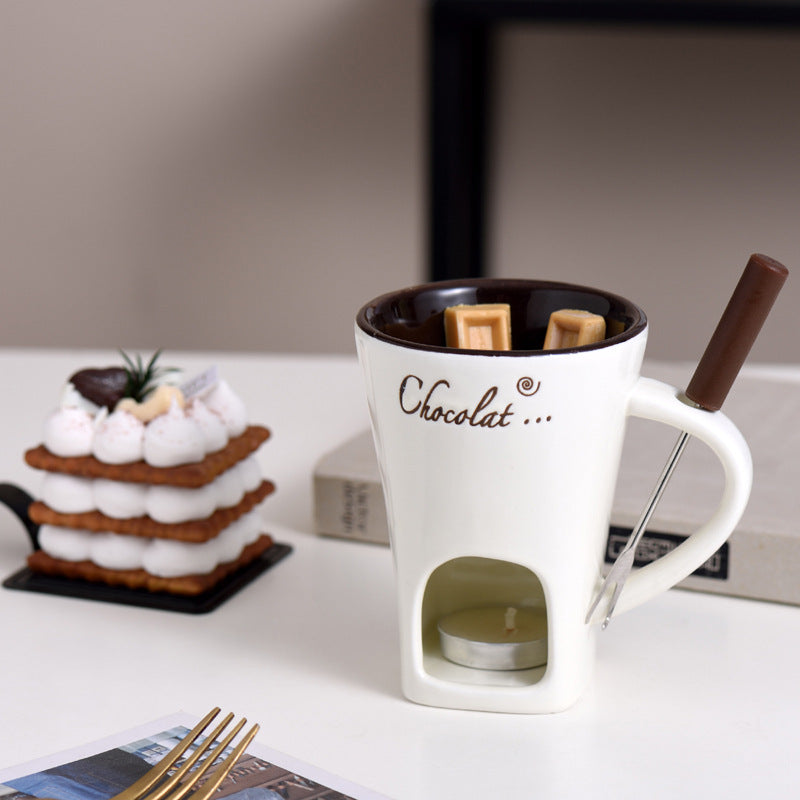 Taza de Ceramica para derretir Chocolate / Ceramic chocolate cup