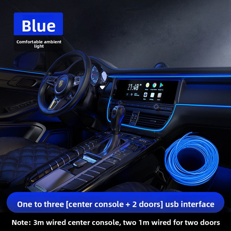 Luz LED para interior de coche tiras / Car Interior LED Atmosphere Light Strips