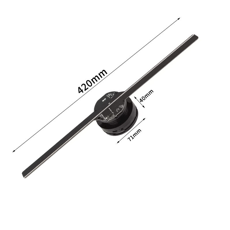 Ventilador Proyector holográfico 3D / 3D Holographic Fan Projector