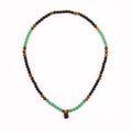 Collar de cuentas de piedra natural hecho a mano para hombre / Handmade Natural Stone Bead Necklace for Men