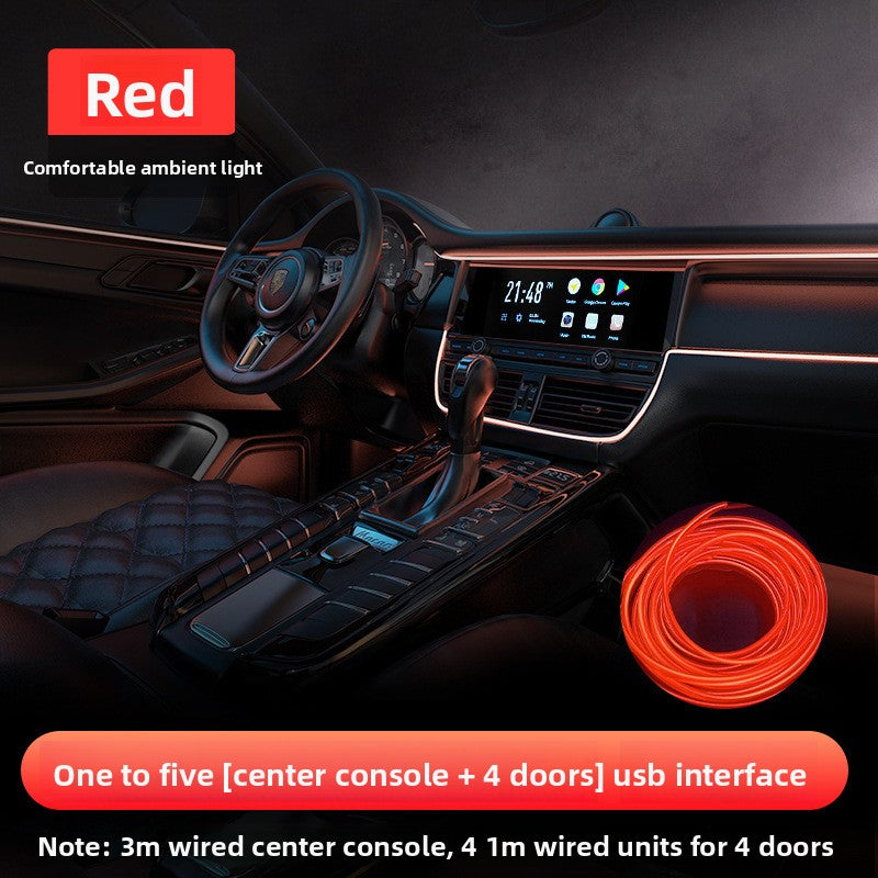 Luz LED para interior de coche tiras / Car Interior LED Atmosphere Light Strips