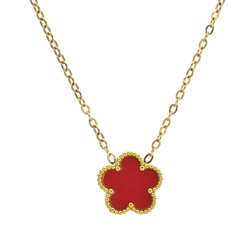 Pulsera con Dije de Trebol de Cinco Petalos / Clover Five-Petal Bracelet Jewelry