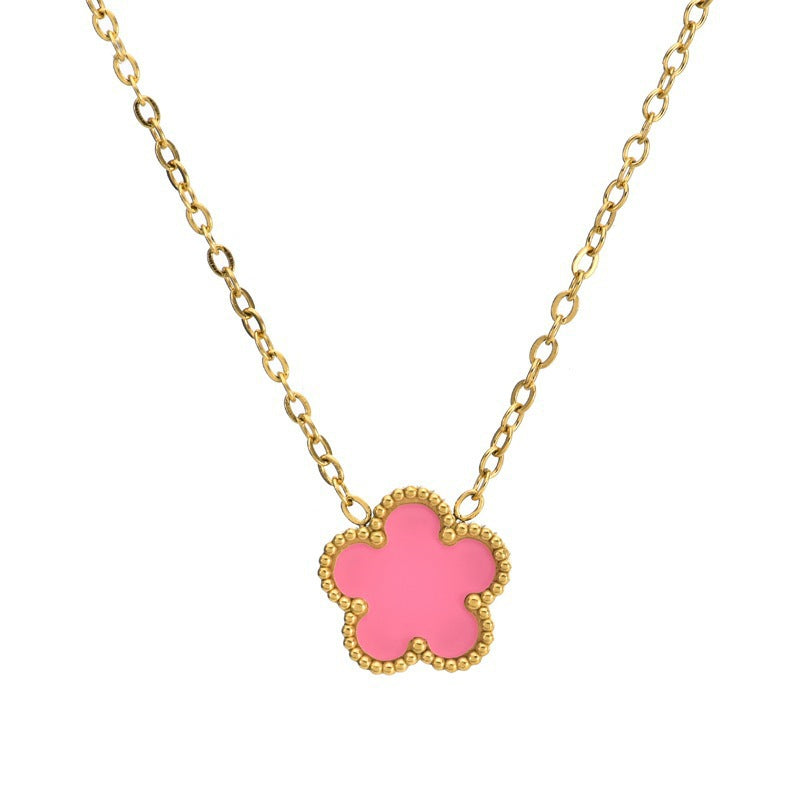 Pulsera con Dije de Trebol de Cinco Petalos / Clover Five-Petal Bracelet Jewelry