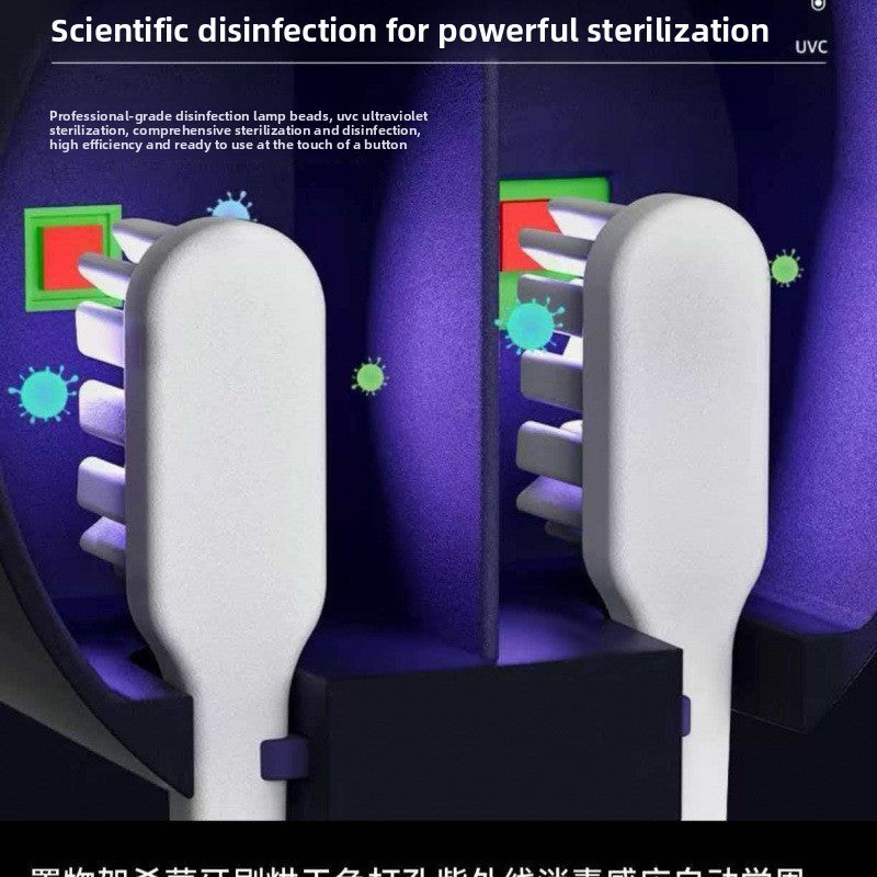 Soporte Inteligente para Cepillos de Dientes con Esterilizacion UV Automatica / Smart UV Toothbrush Holder with Automatic Sterilization